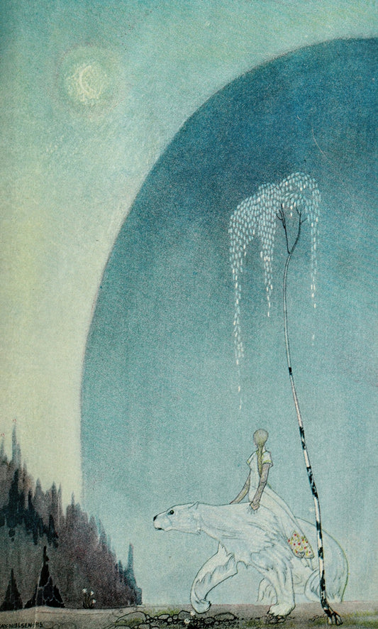 East of the sun and west of the moon pl 02 (1922)  by Kay Rasmus Nielsen