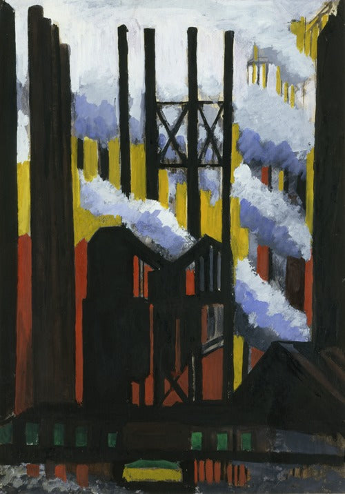 Steel Mill (ca. 1919-1920)  by Joseph Stella